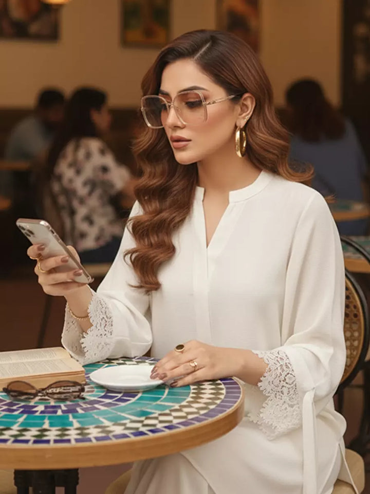 Salitex Women Embroidered Georgette 2 Piece Suit WP7L2PBC323 - Summer Collection