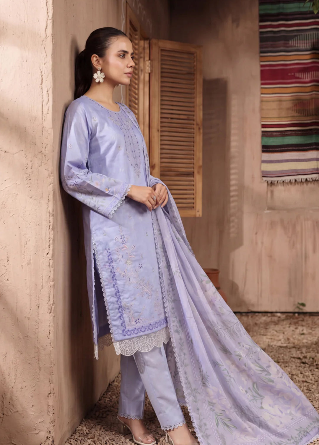 Rangkari by Ayleen Unstitched Embroidered Lawn 3 Piece Suit AY26ULR Amber - Eid Collection