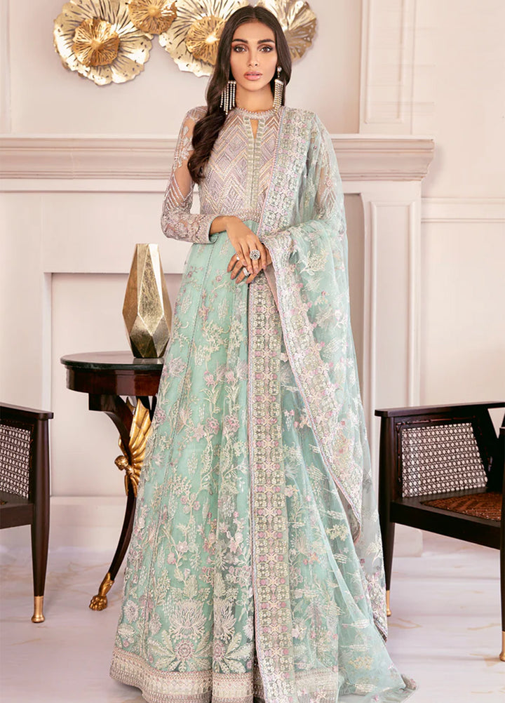 Chantelle by Baroque Unstitched Embroidered Net 3 Piece Suit BQ26UFC BQU-CH08-D10 - Festive Collection