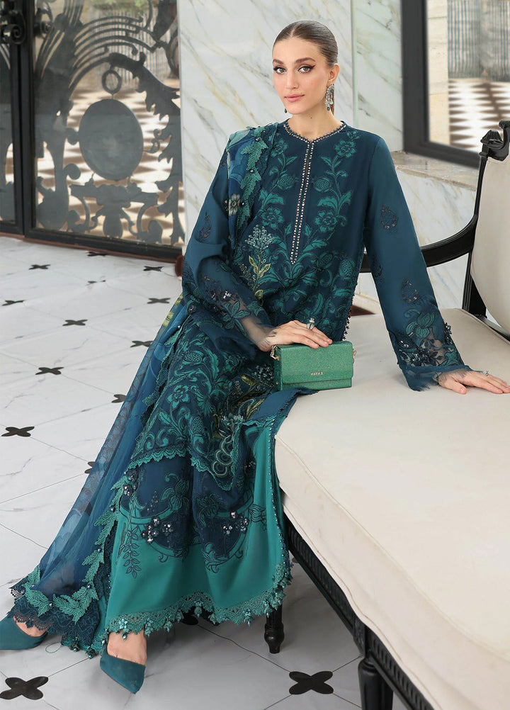 Maria B Unstitched Embroidered Lawn 3 Piece Suit MB26ULE D6 - Eid Collection