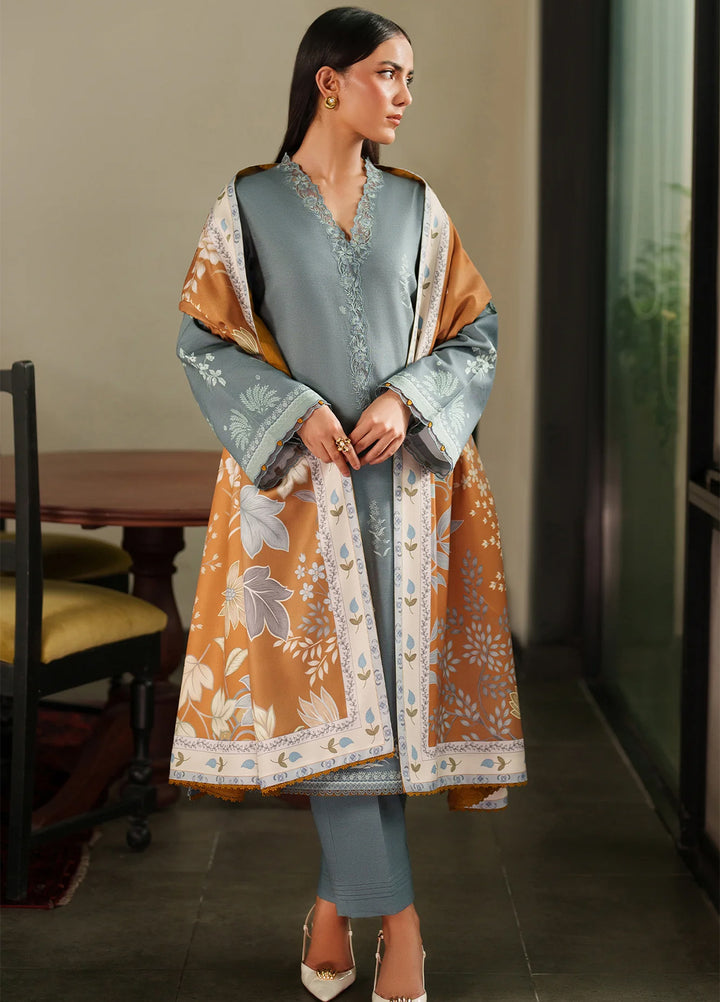 Bellini by Seran Unstitched Winter Khaddar Embroidered Suits 3 Piece SN25BW Eirene - Winter Collection