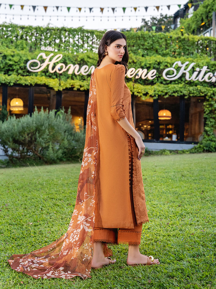 Sole by Yards Unstitched Embroidered Lawn 3 Piece Suit Dusk Casual Collection
