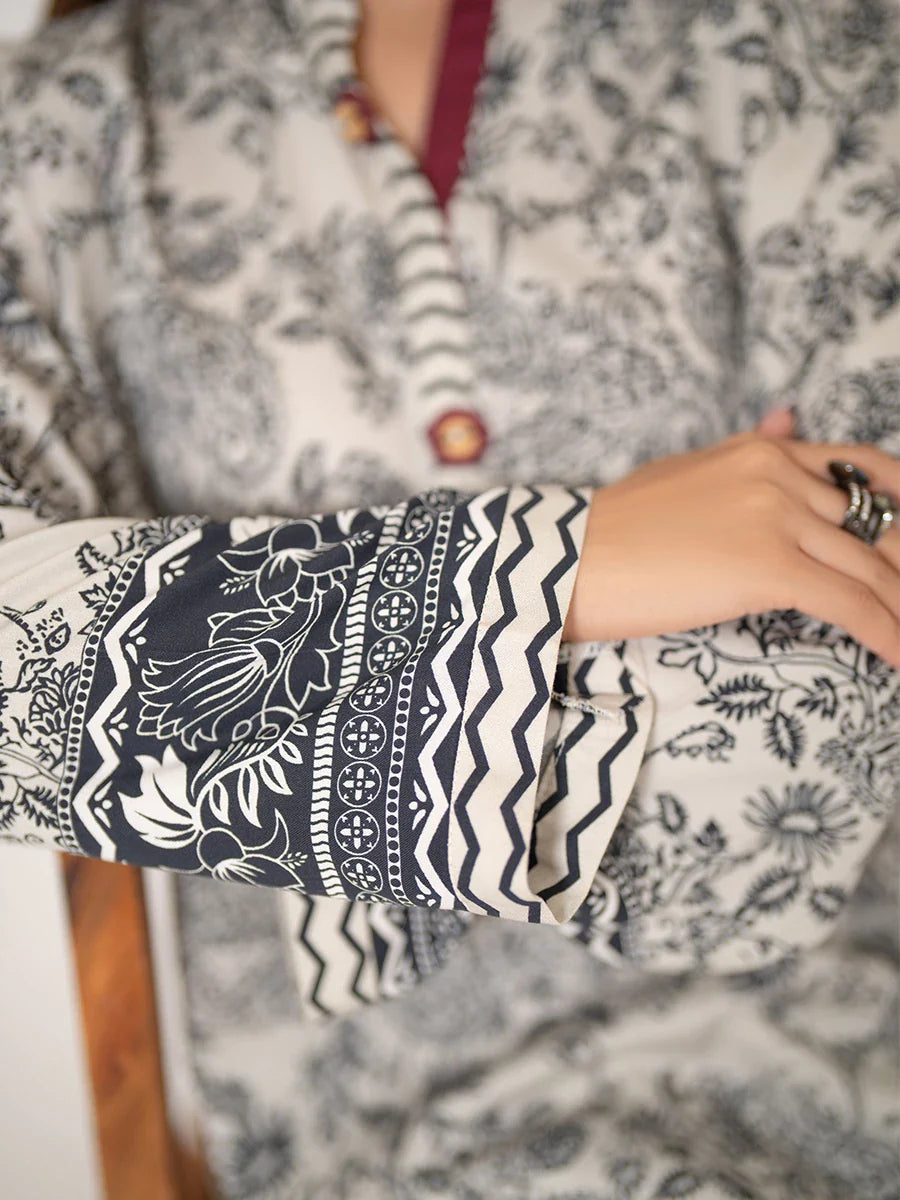 Salitex Women Printed Cottel 2 Piece Suit SPW6AP077 - Winter Collection