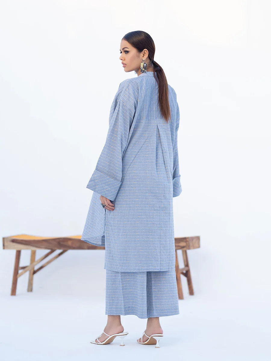 Salitex Women Printed Lineing Zari 2 Piece Suit SPW6BS130 - Winter Collection