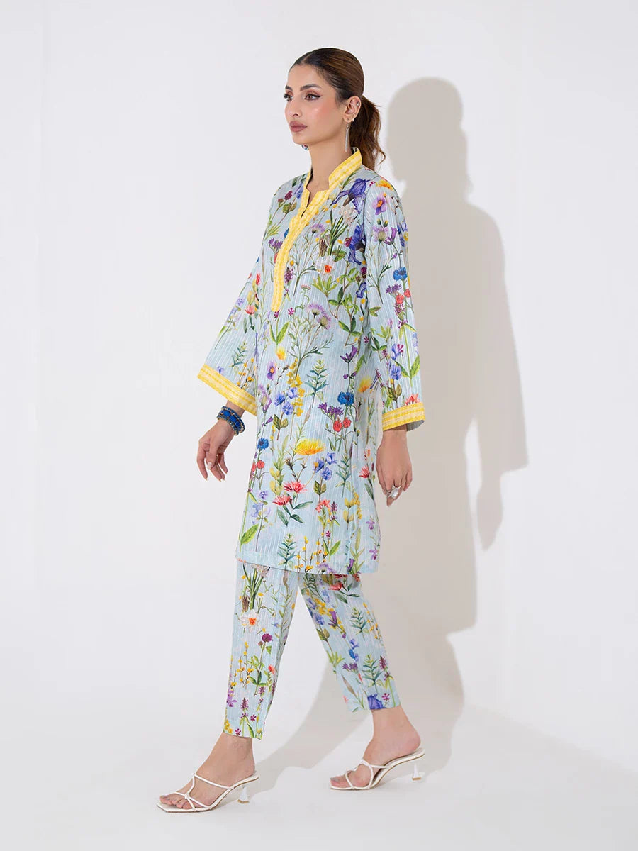 Salitex Women Printed Cambric 2 Piece Suit WRTKBA24AL159 - Summer Collection