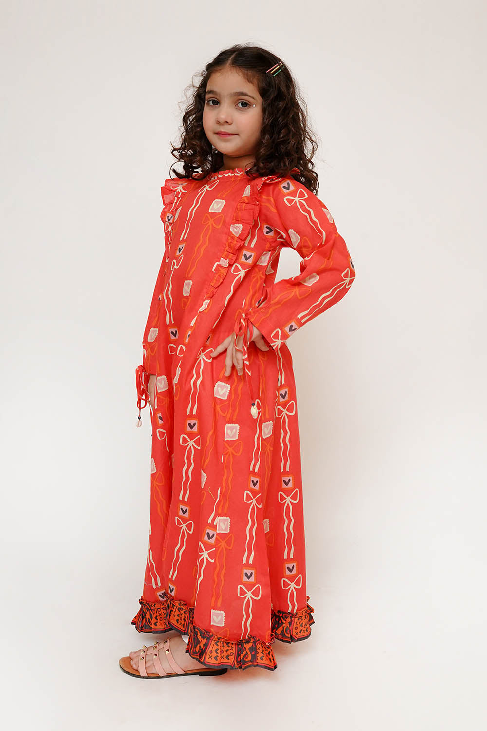 Senorita Kids RTW Printed Lawn Cotton 1 Piece Suit KAA-03483 Eid Collection