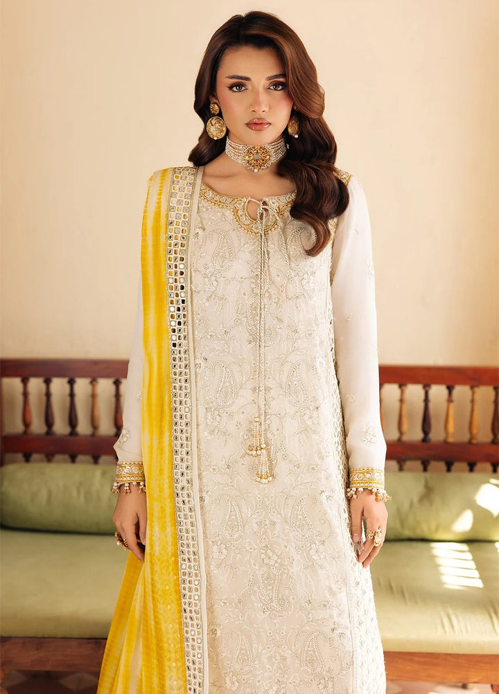 Celine by Charizma Unstitched Embroidered Chiffon 4 Piece Suit CHR26UC Celine CCE6-02 - Festive Collection