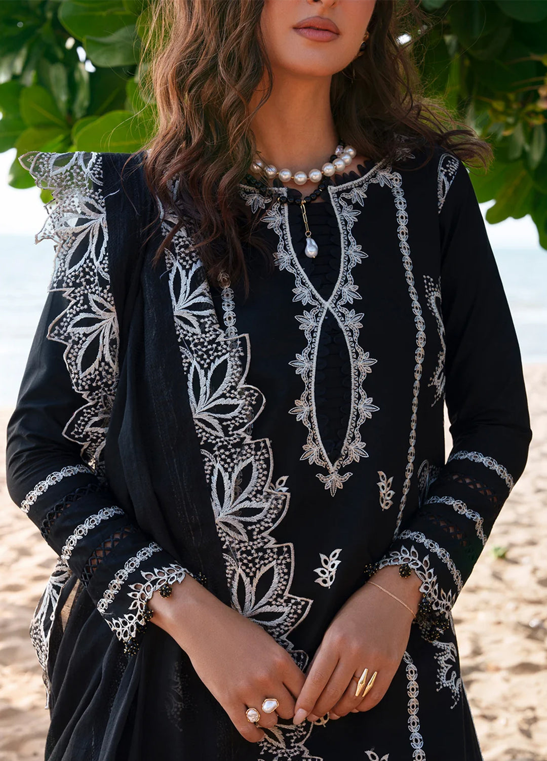 Summer Wine by Izel Unstitched Embroidered Lawn 3 Piece Suit RHEA - Eid Collection