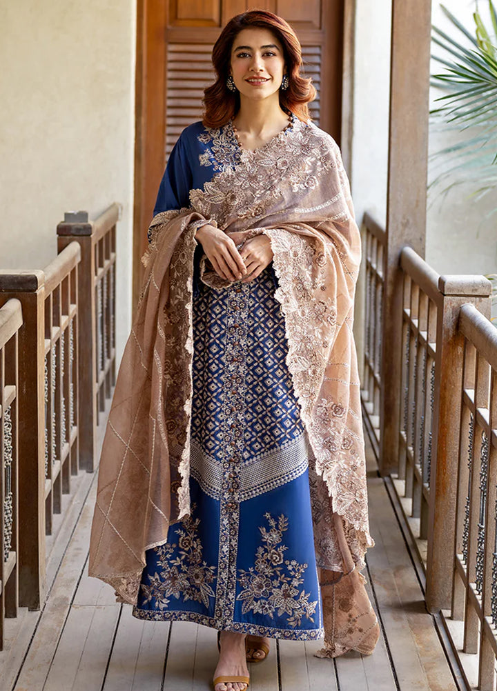 Astoria by Mushq Unstitched Embroidered Lawn 3 Piece Suit MQ26UAL 302-Zenith - Festive Collection