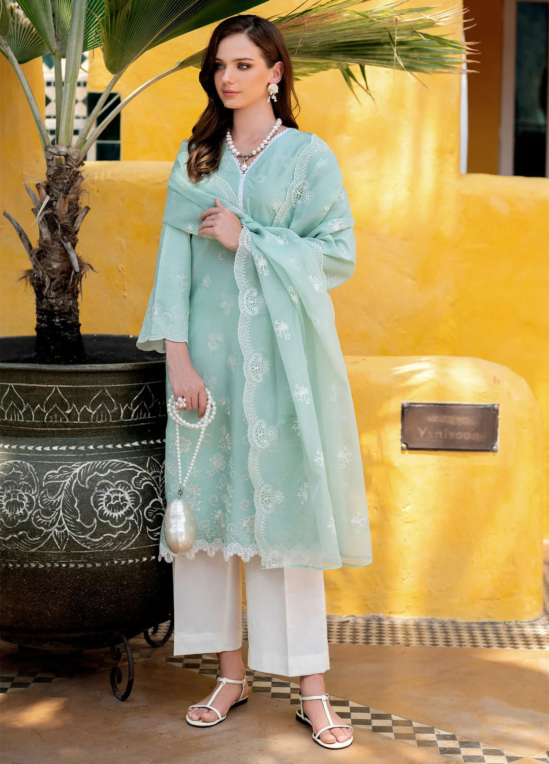 Xenia Formals Unstitched Embroidered Lawn 3 Piece Suit XE26ULS D-02 Daye - Summer Collection