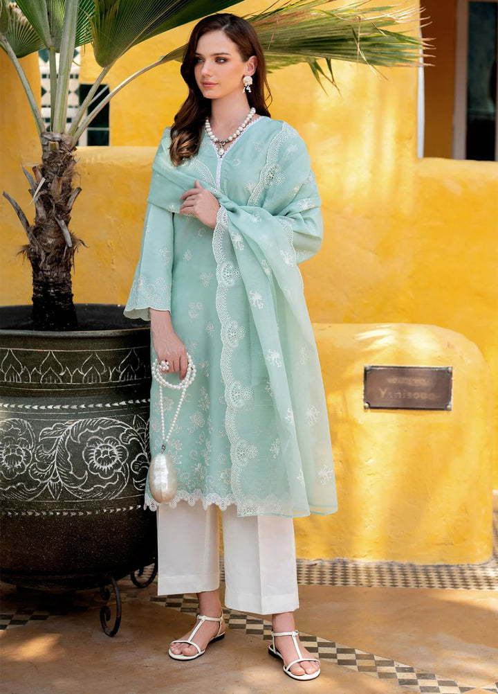 Xenia Formals Unstitched Embroidered Lawn 3 Piece Suit XE26ULS D-02 Daye - Summer Collection
