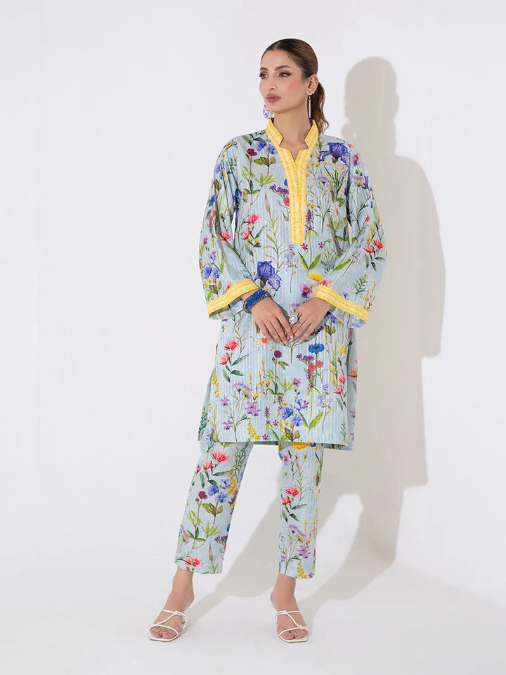 Salitex Women Printed Cambric 2 Piece Suit WRTKBA24AL159 - Summer Collection