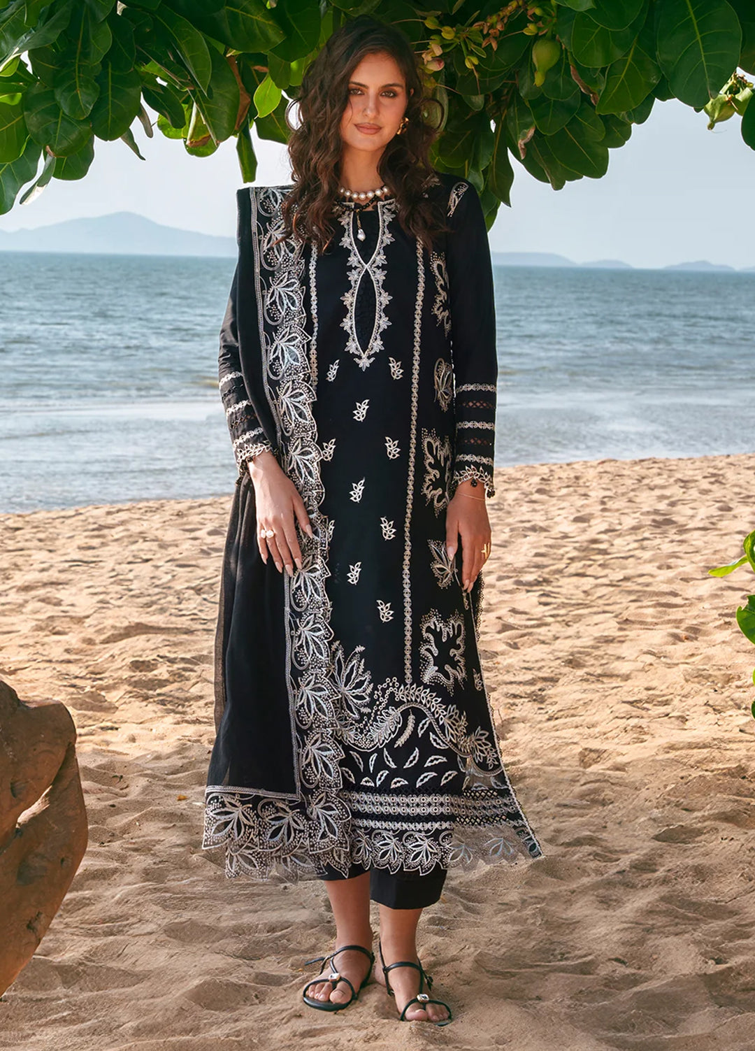Summer Wine by Izel Unstitched Embroidered Lawn 3 Piece Suit RHEA - Eid Collection