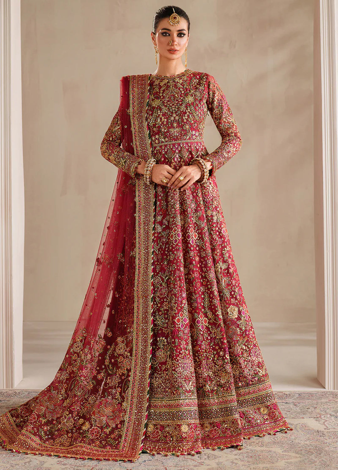 Chantelle by Baroque Unstitched Embroidered Net 3 Piece Suit BQ26UCF UF-4370 - Festive Collection