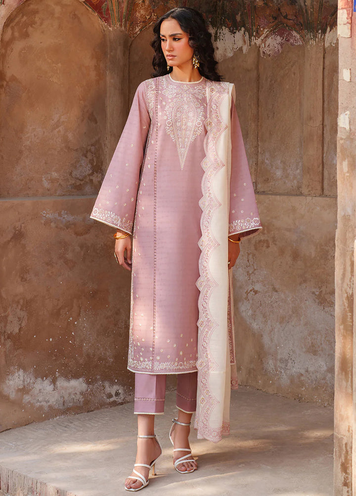 Suroor by Bin Ilyas RTW Embroidered Jacquard Lawn 3 Piece Suit BI26PSL 245B - Festive Collection