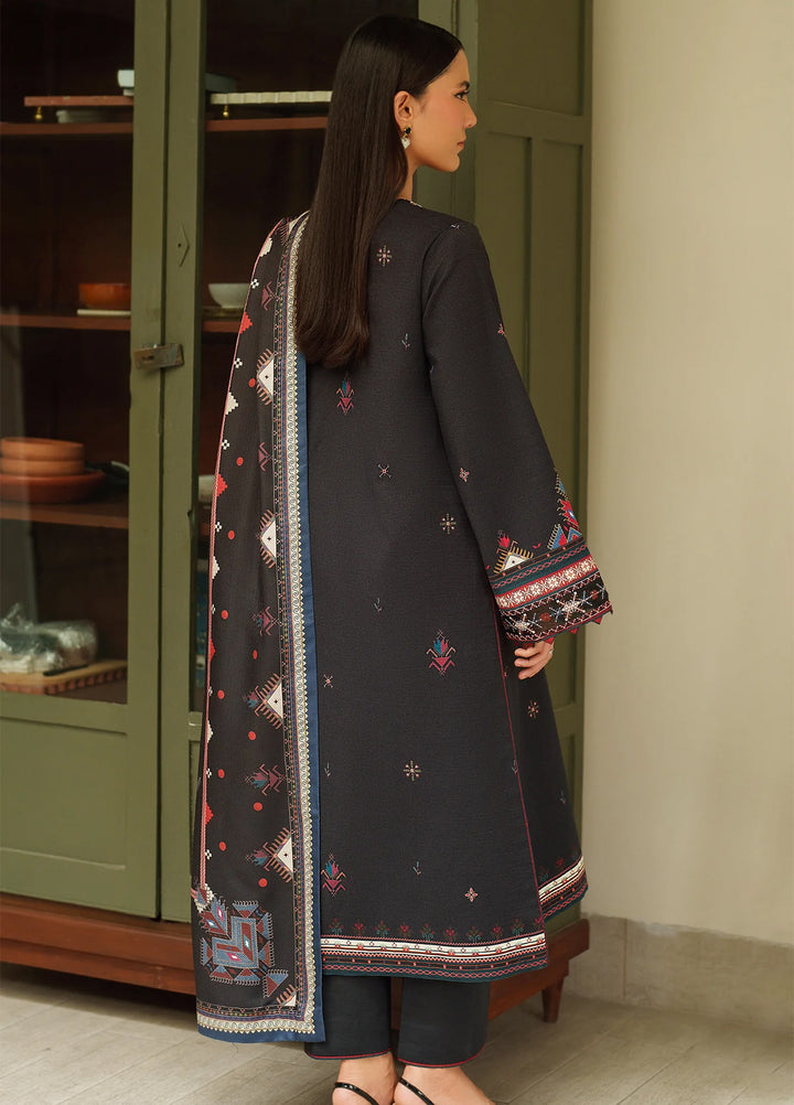 Bellini by Seran Unstitched Winter Khaddar Embroidered Suits 3 Piece SN25BW Cendara - Winter Collection