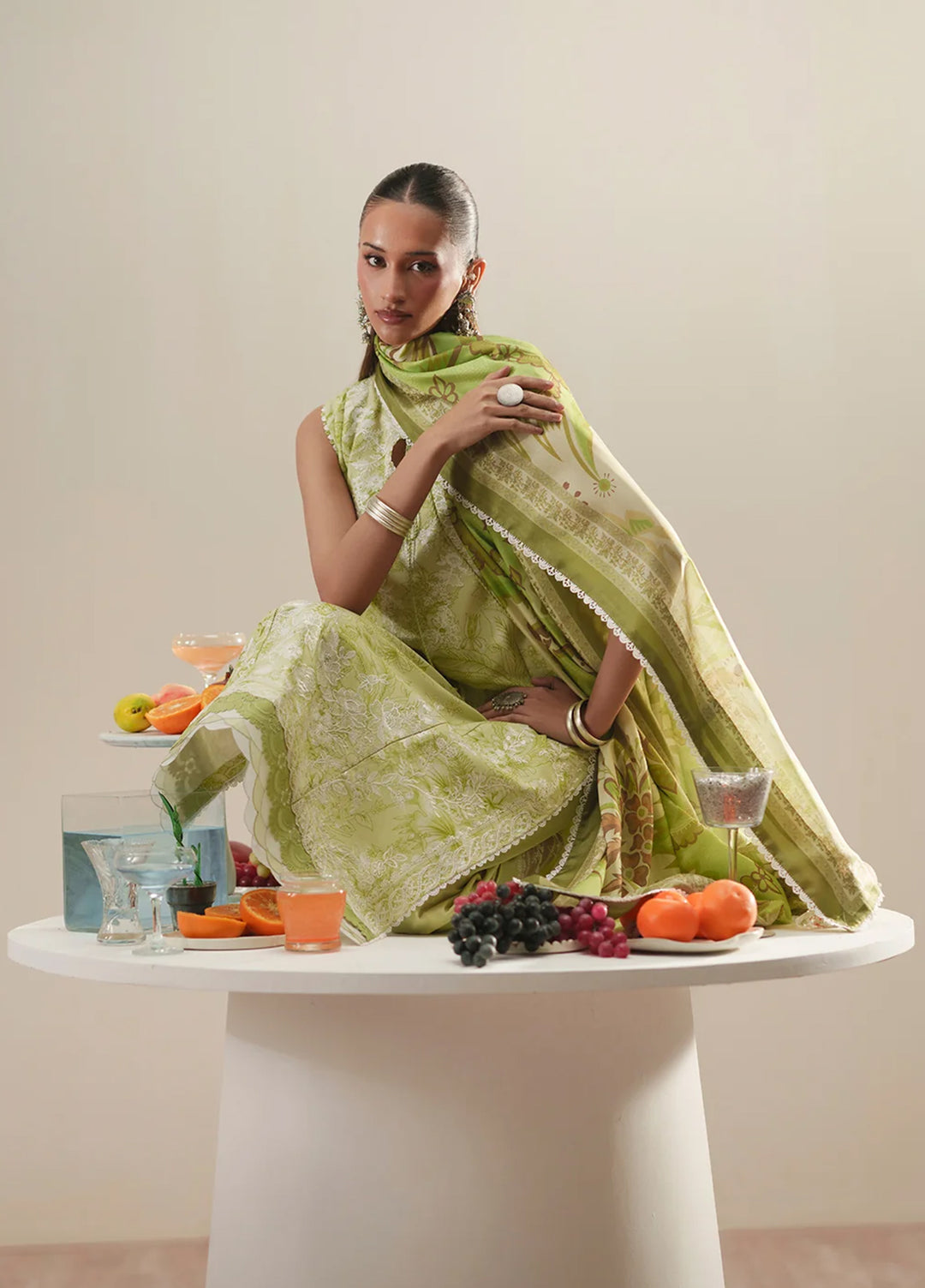 JoJo by Bin Ilyas Unstitched Embroidered Lawn 3 Piece Suit BI26UJJ D-86B - Summer Collection