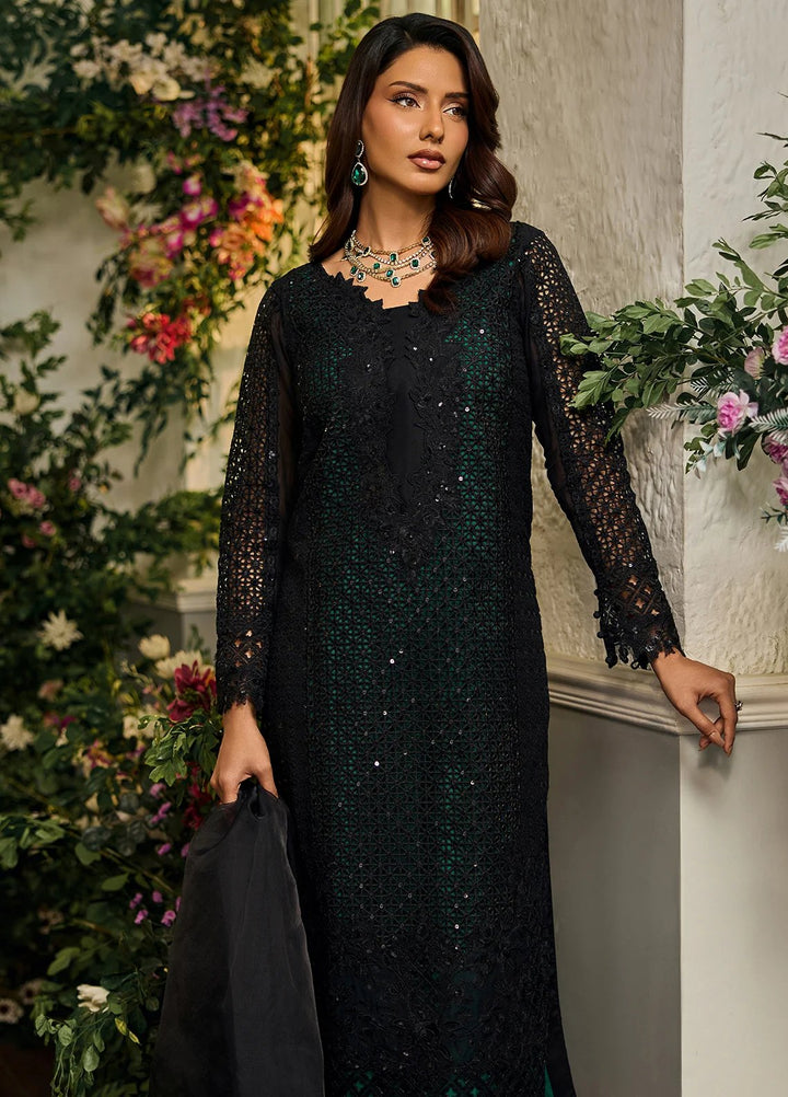 Celine by Charizma Unstitched Embroidered Chiffon 4 Piece Suit CHR26UC Celine CCE6-03 - Festive Collection