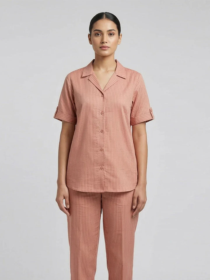 Salitex Women Solids Cambric 1 Piece Shirt CPS24LFT014 - Summer Collection