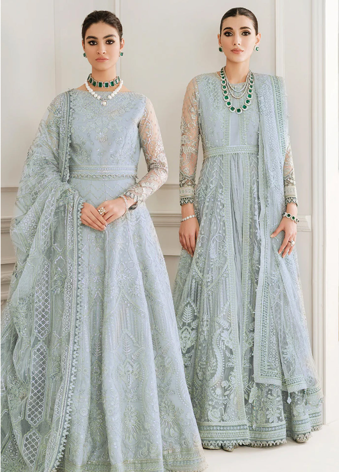 Chantelle by Baroque Unstitched Embroidered Net 3 Piece Suit BQ26UFC BQU-CH10-D05 - Festive Collection
