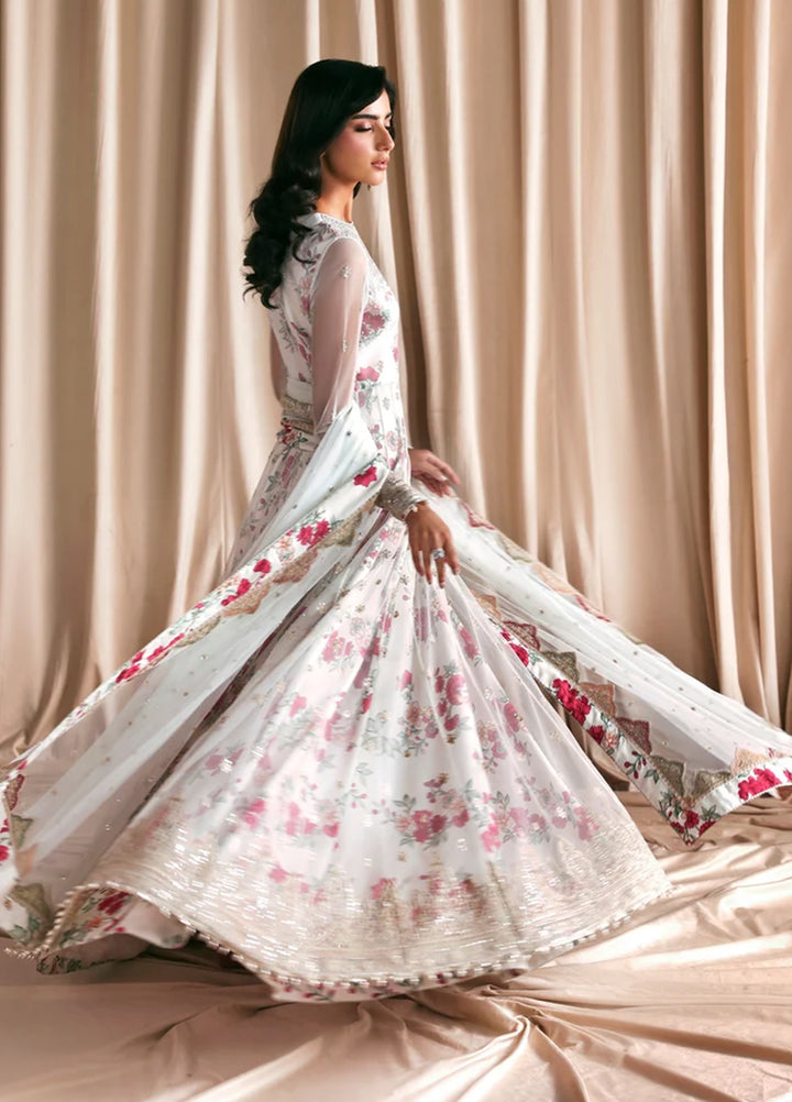 Sirayya by Zarif Unstitched Embroidered Organza 3 Piece Suit ZR26US GAJRA 07 - Wedding Collection