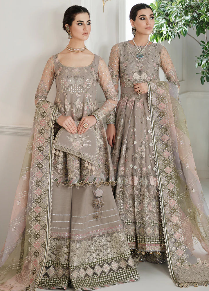 Chantelle by Baroque Unstitched Embroidered Net 3 Piece Suit BQ26UCF CH10-D08 - Festive Collection