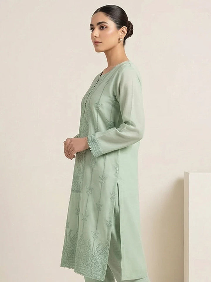 Salitex Women Embroidered Chiffon 2 Piece Suit LPS24LFT005 - Summer Collection