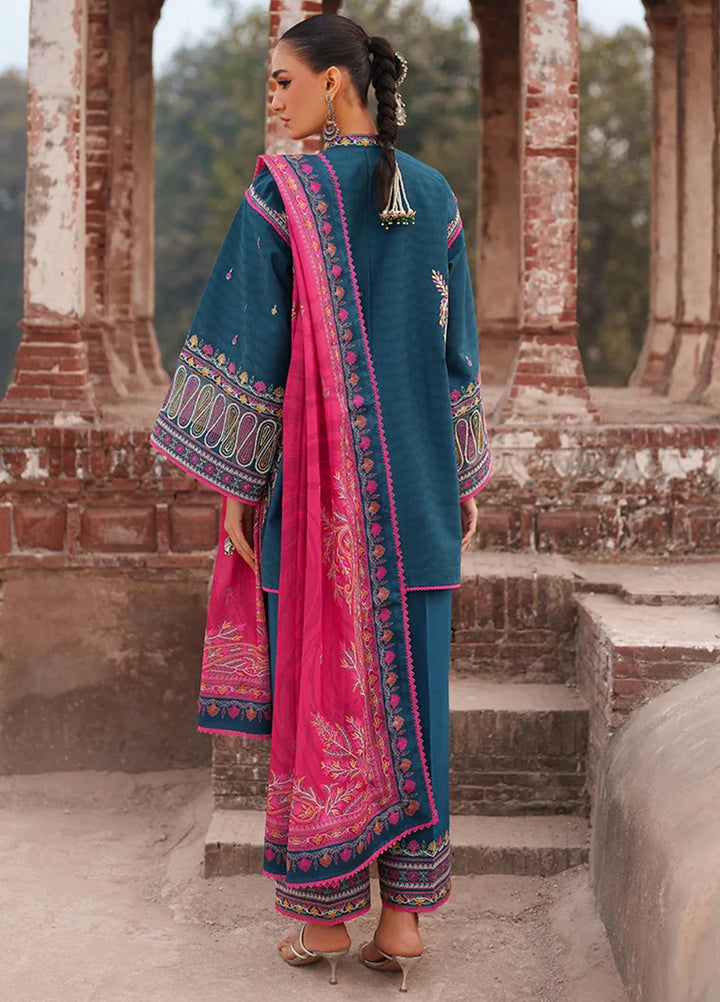 Suroor by Bin Ilyas RTW Embroidered Jacquard Lawn 3 Piece Suit BI26PSL 246A - Festive Collection