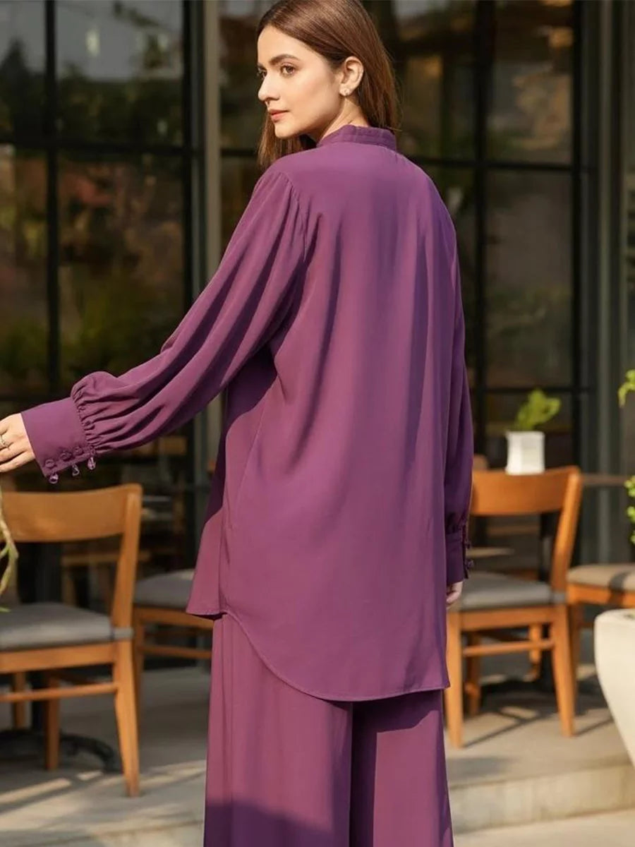 Salitex Women Embroidered Textured 2 Piece Suit WP7L2PBC328 - Summer Collection