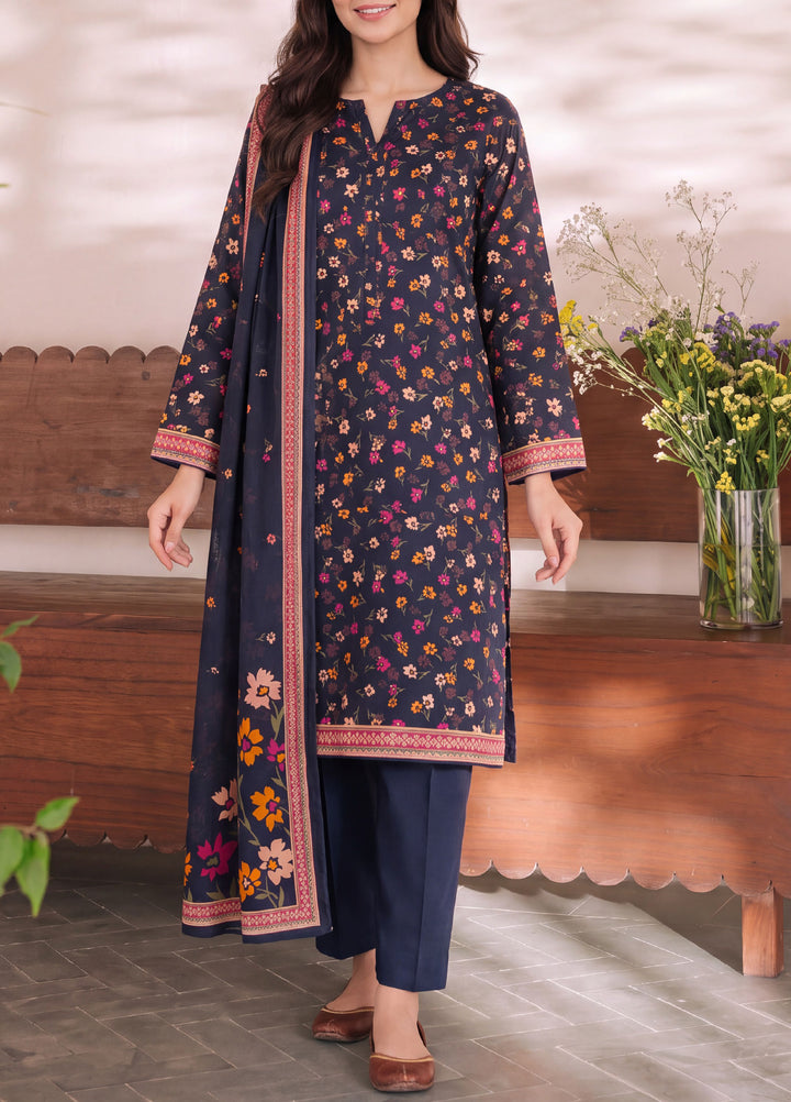 VS Textiles Unstitched Printed Lawn 3 Piece Suit VS26UL D-05 - Casual Collection