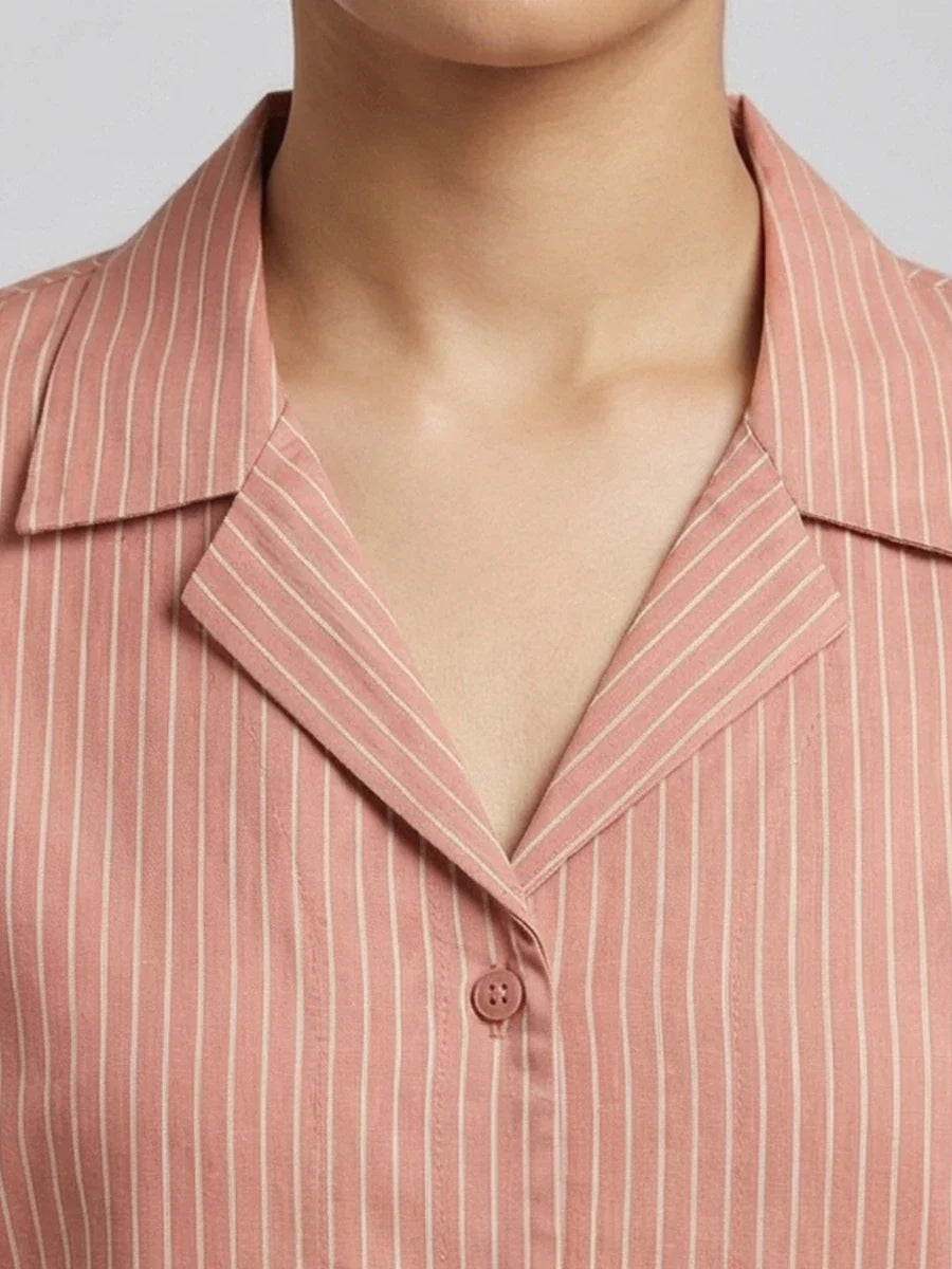 Salitex Women Solids Cambric 1 Piece Shirt CPS24LFT014 - Summer Collection