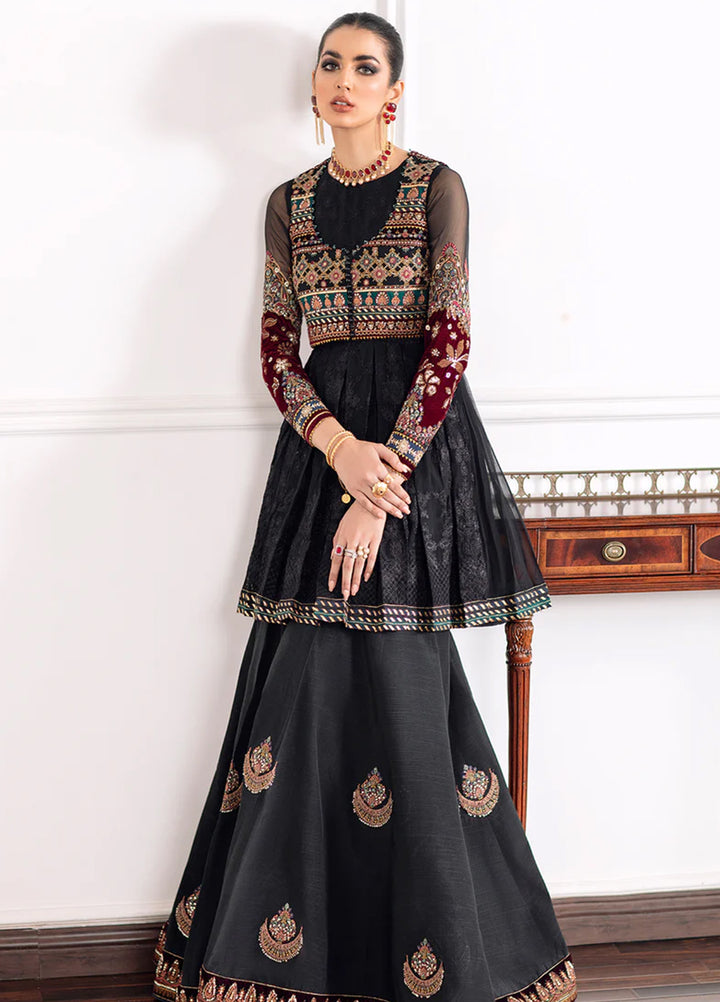 Chantelle by Baroque Unstitched Embroidered Chiffon 3 Piece Suit BQ26UFC EC-04 - Festive Collection