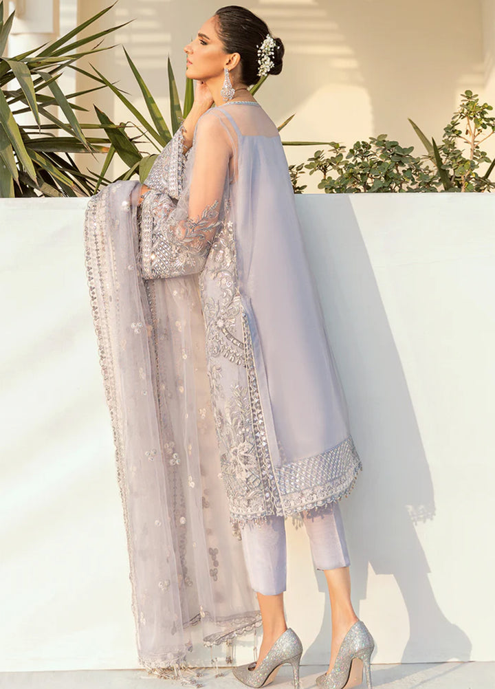 Chantelle by Baroque Unstitched Embroidered Net 3 Piece Suit BQ26UFC BQU-UF-D74 - Festive Collection