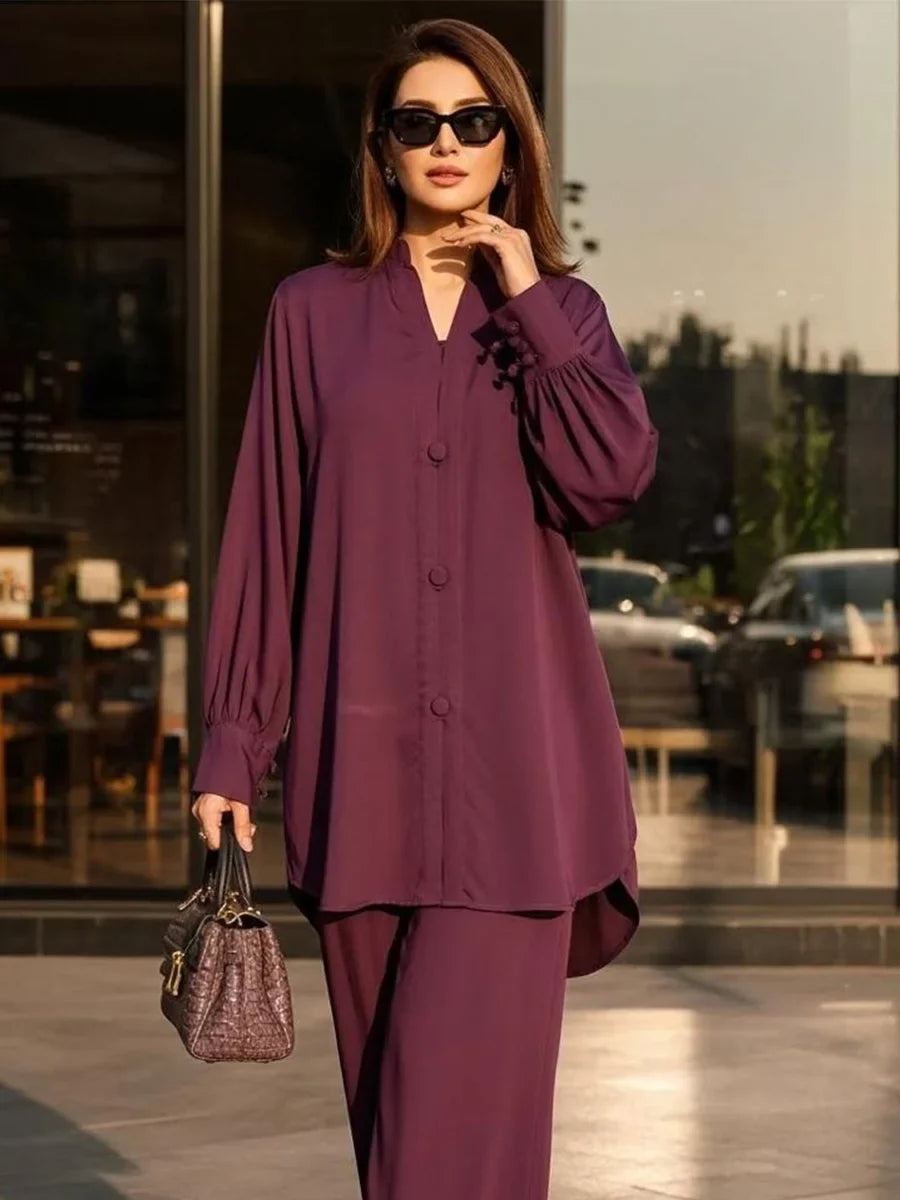Salitex Women Embroidered Textured 2 Piece Suit WP7L2PBC328 - Summer Collection