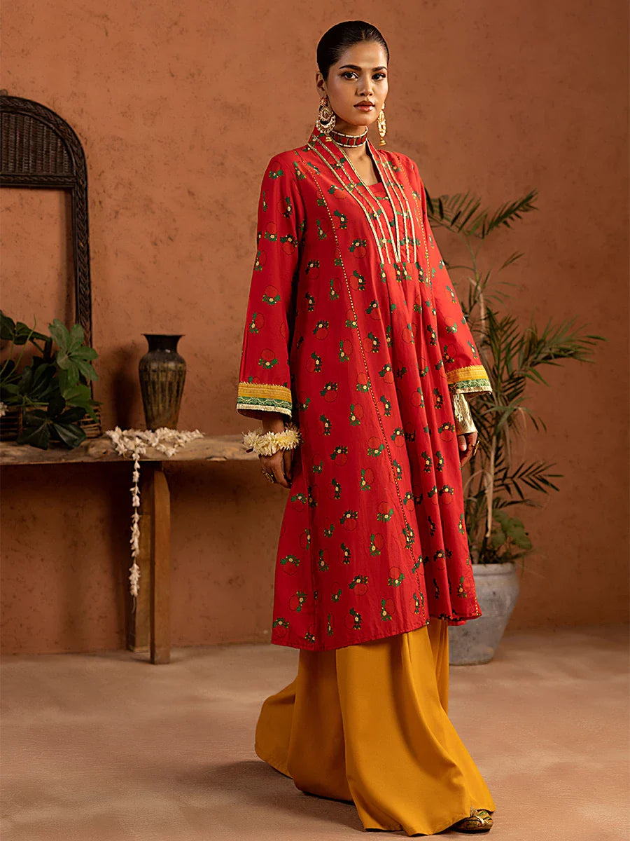 Salitex Women Printed Lawn 1 Piece Shirt SPL1PBE073 - Summer Collection