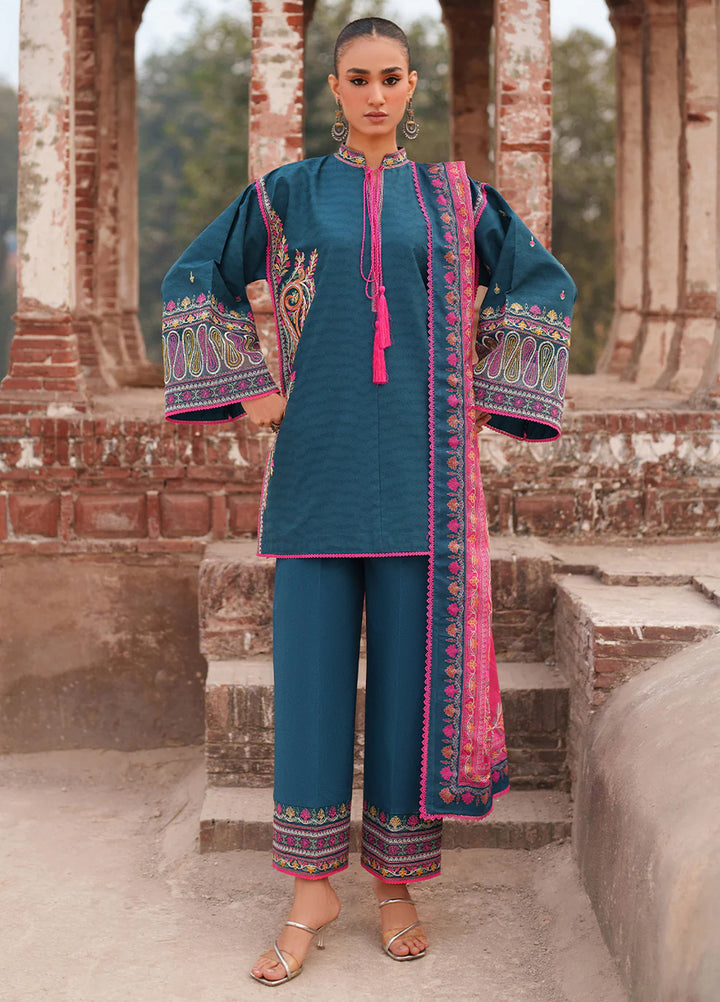 Suroor by Bin Ilyas RTW Embroidered Jacquard Lawn 3 Piece Suit BI26PSL 246A - Festive Collection