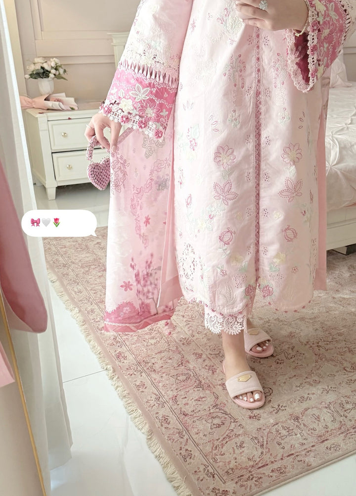 Qalamkar Unstitched Embroidered Lawn 3 Piece Suit QLK26ULF NORAH QFL-4 - Festive Collection