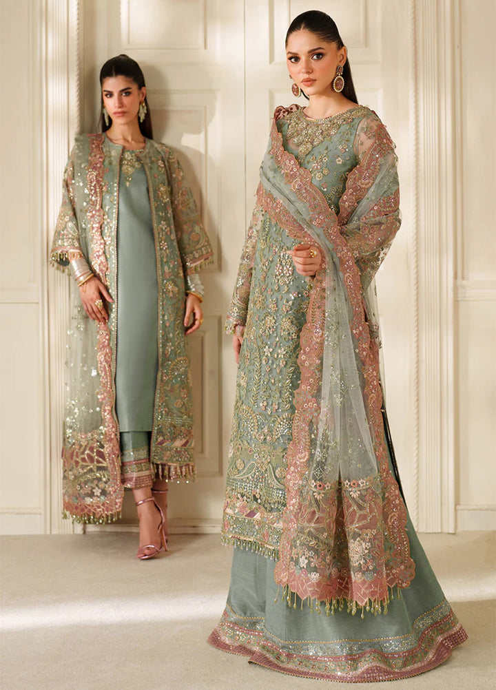 Chantelle by Baroque Unstitched Embroidered Net 3 Piece Suit BQ26UCF V14-D06 - Festive Collection