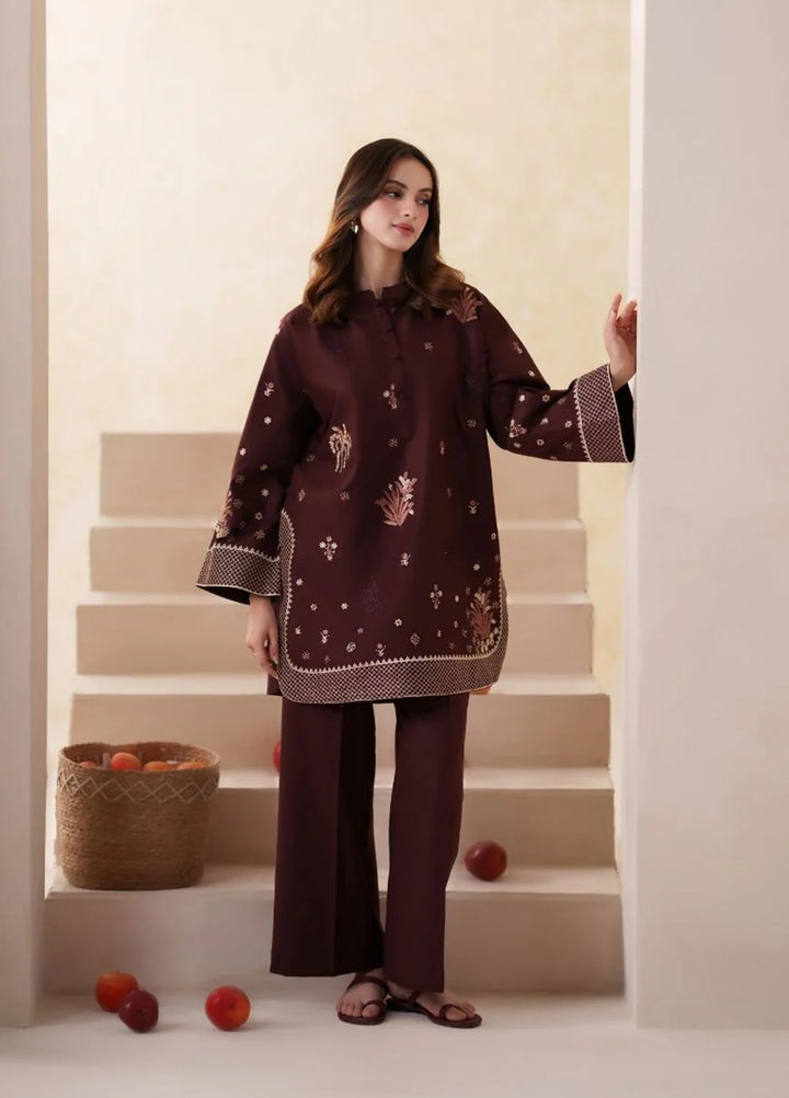 Neeshay Women RTW Embroidered Lawn 2 Piece Suit NSH26RL SB-17 - Casual Collection
