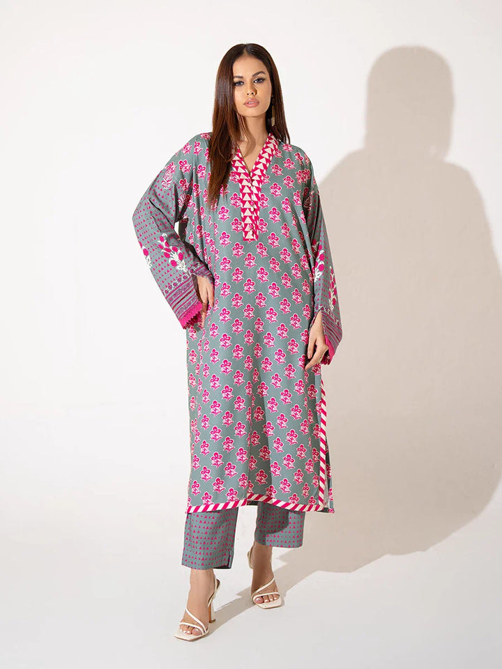 Salitex Women Printed Cottel 2 Piece Suit SPW6AP078 - Winter Collection