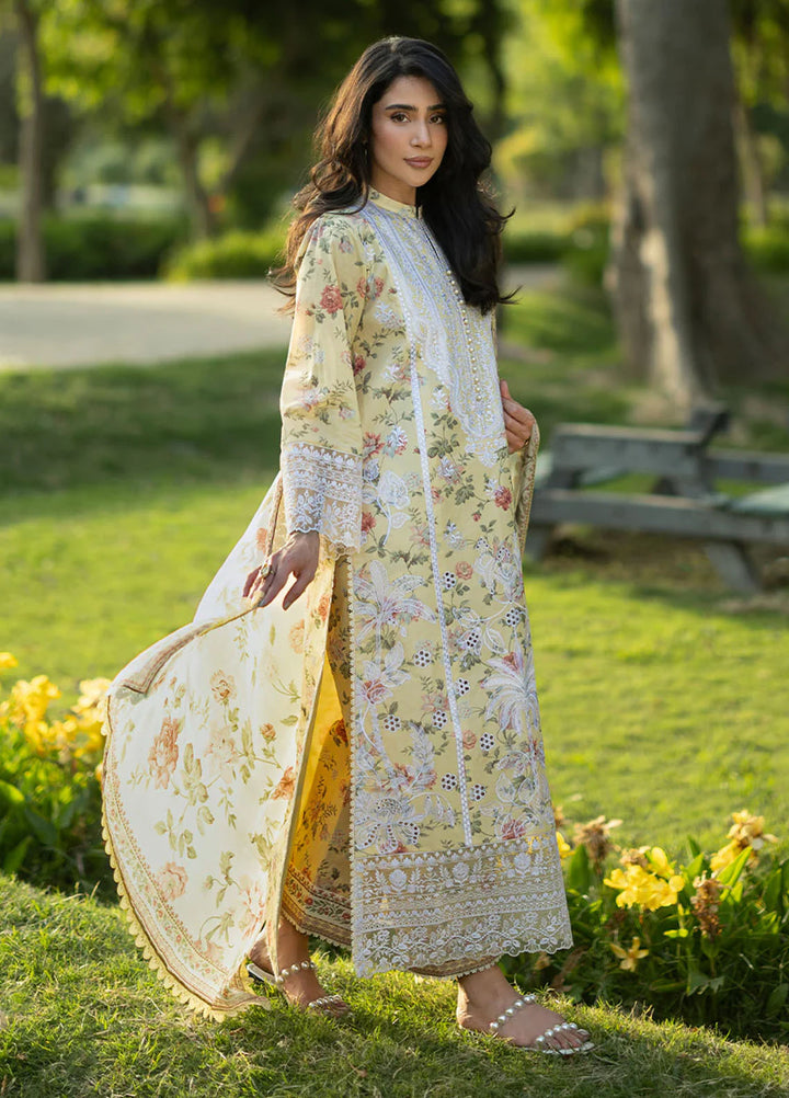 Zainab Chottani Unstitched Embroidered Lawn 3 Piece Suit ZC26ULE Dune 12 - Eid Collection
