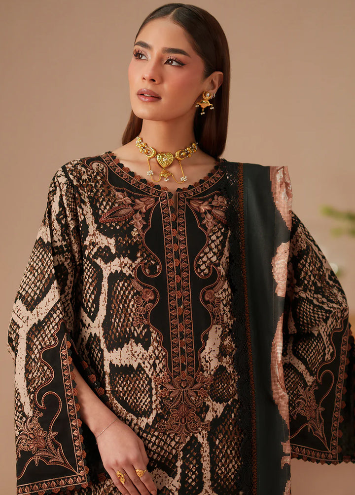 JoJo by Bin Ilyas Unstitched Embroidered Lawn 3 Piece Suit BI26UJJ D-83A - Summer Collection