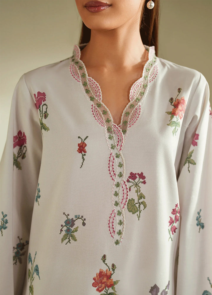 Ilara by Seran Embroidered Cambric Suits Unstitched 3 Piece SN25IC D-10 Gaelle - Summer Collection