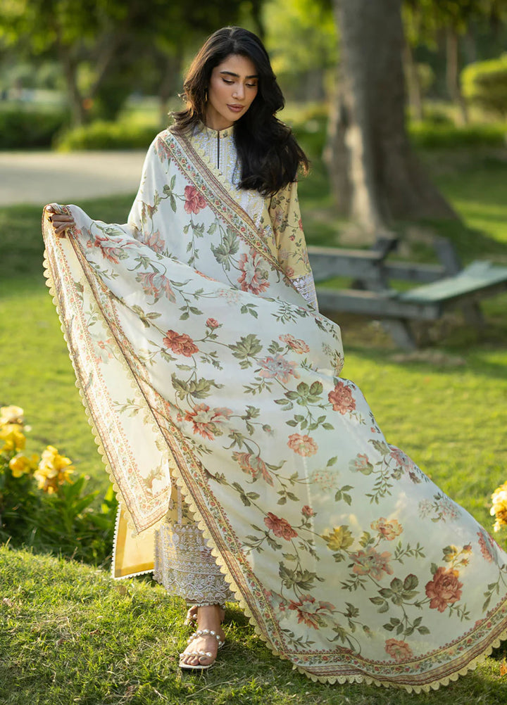 Zainab Chottani Unstitched Embroidered Lawn 3 Piece Suit ZC26ULE Dune 12 - Eid Collection