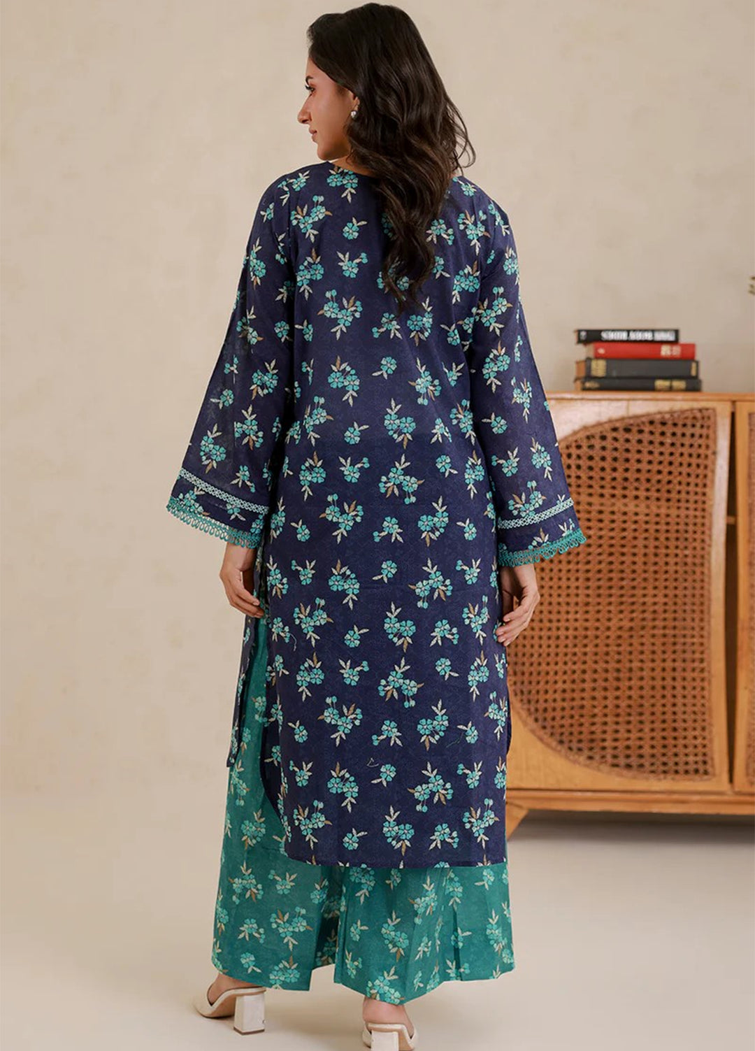 Zellbury Unstitched Printed Lawn 2 Piece Suit ZB26UC WUS26X20925 - Casual Collection