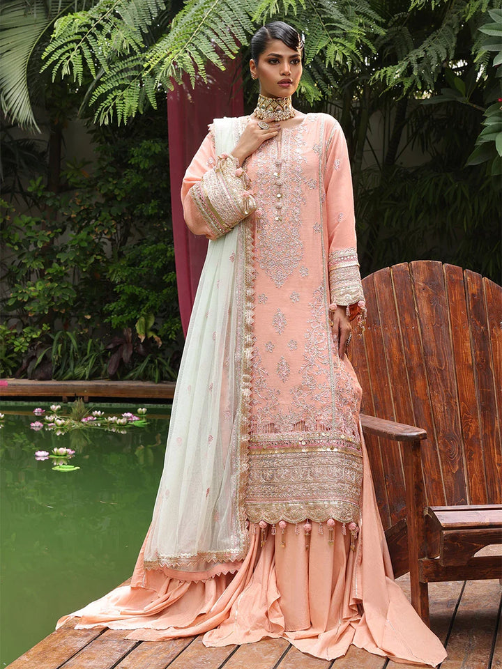 Salitex Women Embroidered Yarn Dyed 3 Piece Suit SUNS24NO003 - Summer Collection