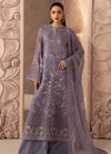 Lamisah by Lavish Premium Unstitched Embroidered Chiffon 3 Piece Suit LVP26UCL Purple Grace - Festive Collection