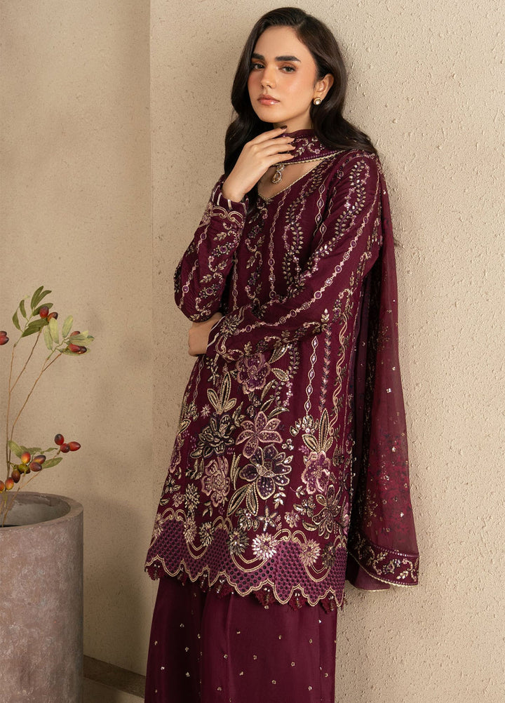 Neoma by Xenia Formals Unstitched Embroidered Korean Silk 3 Piece Suit XE26UNF 04- ARI - Festive Collection