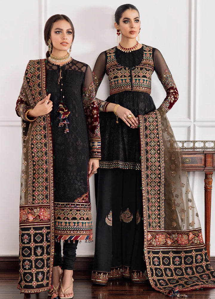 Chantelle by Baroque Unstitched Embroidered Chiffon 3 Piece Suit BQ26UFC EC-04 - Festive Collection
