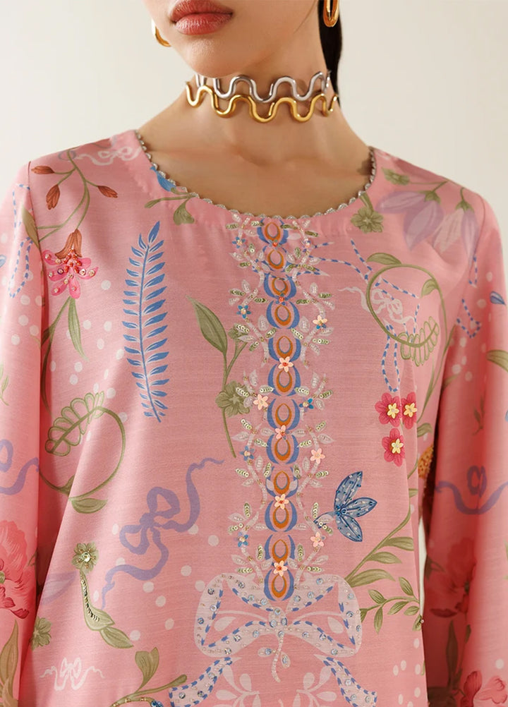 Orlina by Jazmin Unstitched Printed Rawsilk 3 Piece Suit JZ26UO OR26-D04 - Festive Collection